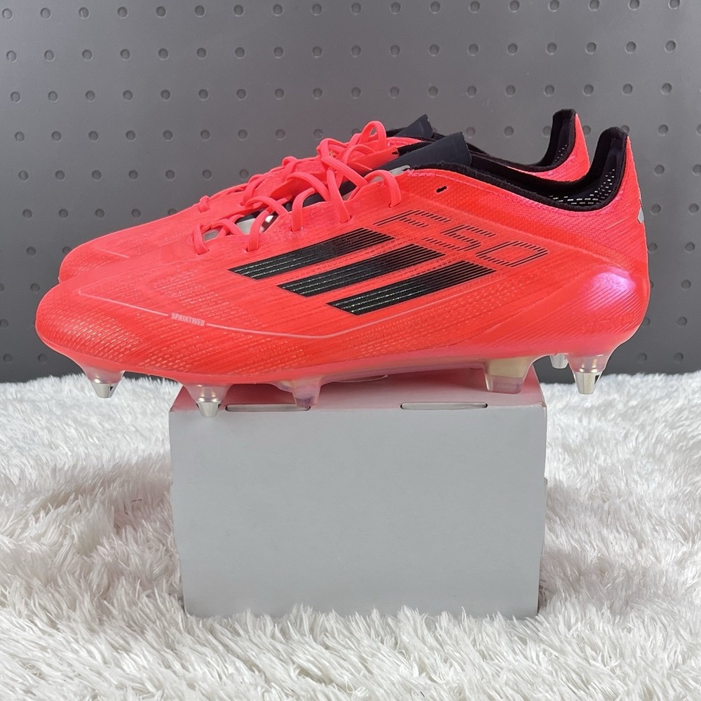 Adidas F50 Elite SG Soft Ground Vivid Horizon Pack Pink Cleats Men's Size 13.5 - Picture 2 of 9